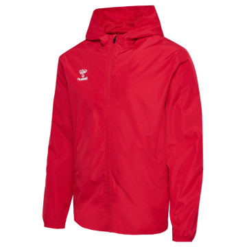 Hummel Essential Regnjakke til voksne - Rød