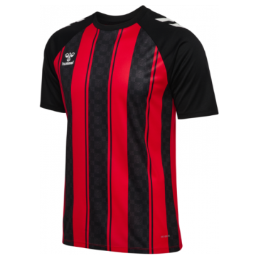 Hummel Match Striped Spilletrøje til børn - Rød/Sort