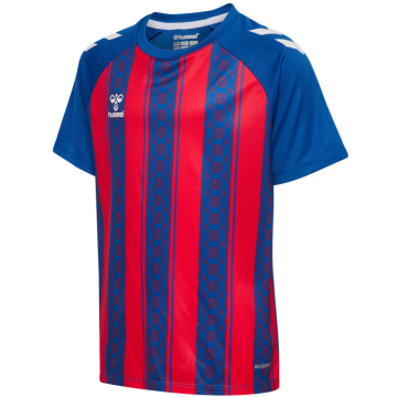Hummel Match Striped Spilletrøje til børn - Blå/Rød