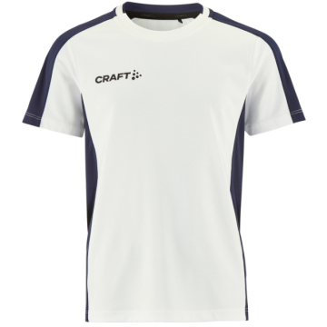 Craft Evolve 2.0 Contrast Spilletrøje til børn - White/Navy