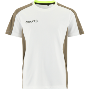 Craft Evolve 2.0 Contrast Spilletrøje til børn - White/Contrast Beige