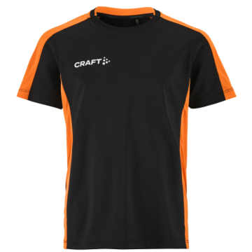 Craft Evolve 2.0 Contrast Spilletrøje til børn - Black/Orange