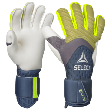Select 93 Elite V26 Målmandshandsker til voksne - Mørkeblp/Gul/Hvid