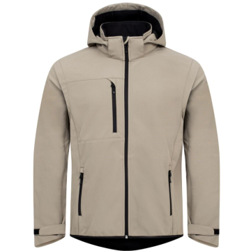 Clique Classic Softshell 2-i-1 Jakke til mænd - Sand