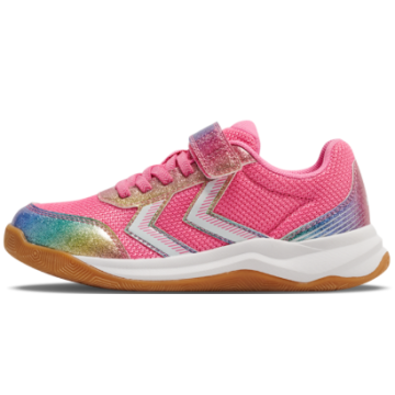 Hummel Multiplay Flex 2.0 Velcro indendørssko til børn - Pink-A-Boo