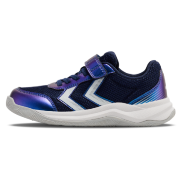 Hummel Multiplay Flex 2.0 Velcro indendørssko til børn - White/Multicolour