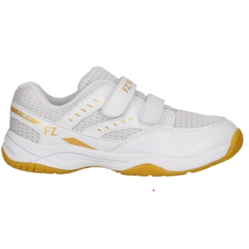 FZ Forza S-180 Badmintonsko til børn m. velcro - Hvid/Guld