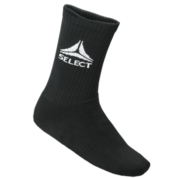 Select Basic Sportstrømper 3-pack - Sort