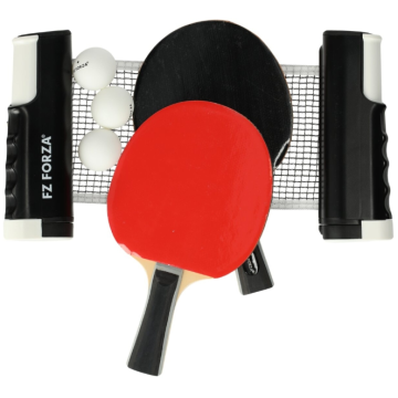 FZ Forza Bordtennissæt med 2 Bat, 3 Bolde & 1 Net