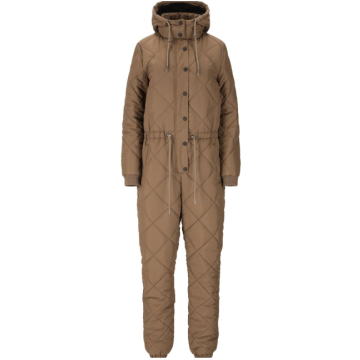 Whistler Minas Quilted Jumpsuit til kvinder - Chocolate Chip