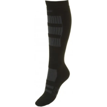 Seger Alpine Plus Protection Skistrømpe med 80% uld - Black - 3 par
