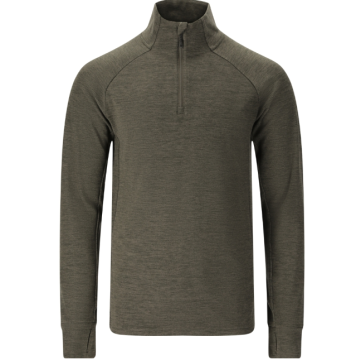 Whister Kajsa Half Zip Skipulli til mænd - Black Ink
