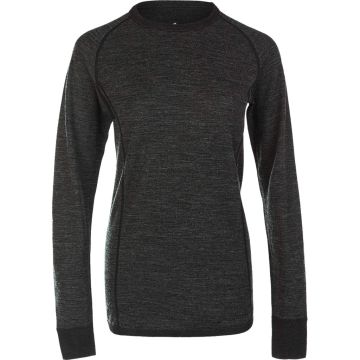 Whistler Brandi Baselayer top i Merinould til kvinder - Dark Grey Melange