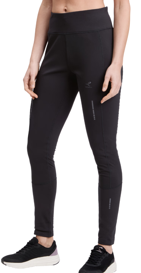 Energetics Elementa Vindtæt Løbe Tights til kvinder - Large - Sort