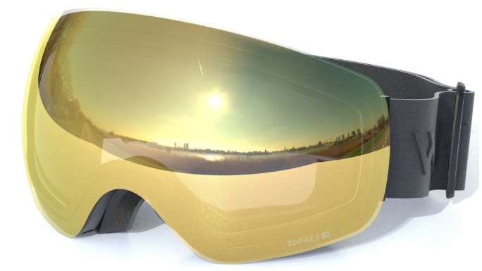 Whistler Morgins Topaz III Spherical Skibriller Black/Champagne - One size - Sort
